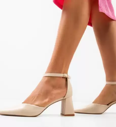Pantofi dama Peru Bej