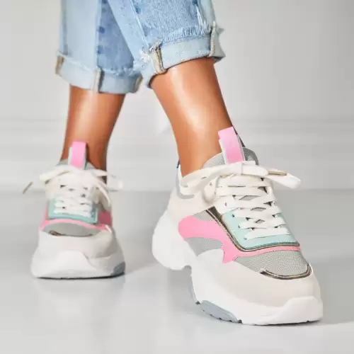 Adidasi Dama Color din Piele Ecologica Rehana