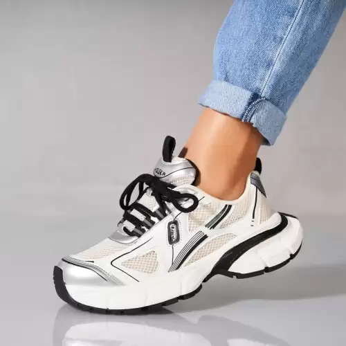 Adidasi dama Piele Ecologica Alb Nicko