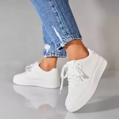 Adidasi dama Piele Ecologica Alb Zaidy