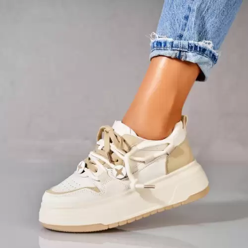 Adidasi dama Piele Ecologica Bej Deya