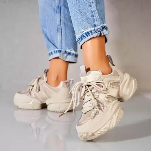 Adidasi dama Piele Ecologica Gri Rorey