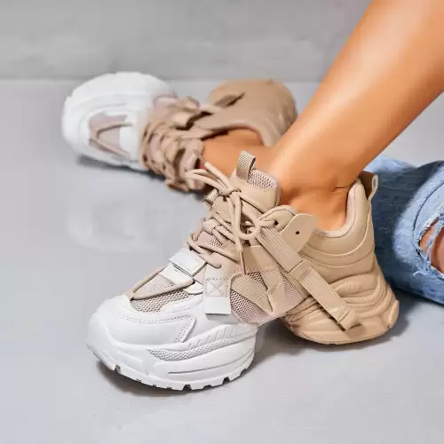 Adidasi dama Piele Ecologica Kaki Anise