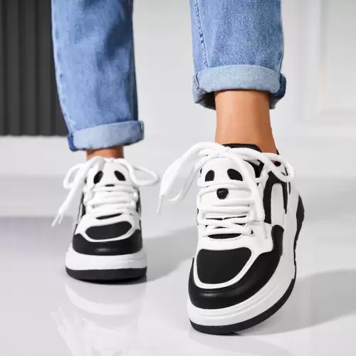 Adidasi dama Piele Ecologica Negru Anyra