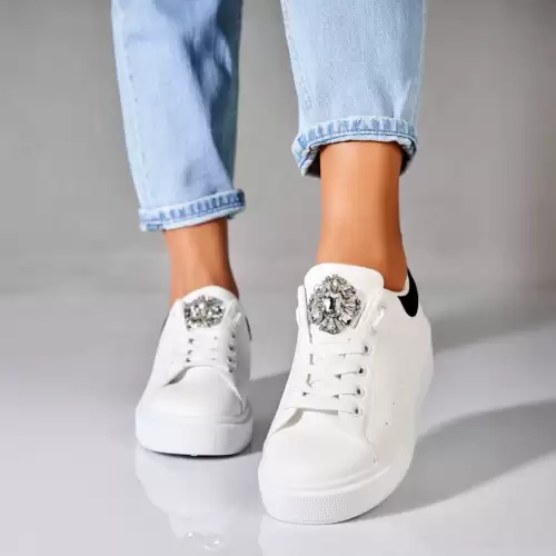 Adidasi dama Piele Ecologica Negru Ashvi