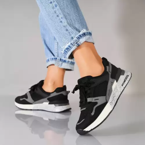 Adidasi dama Piele Ecologica Negru Ireri