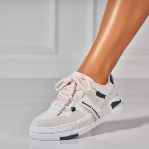 Adidasi Dama Roz din Piele Ecologica Aison