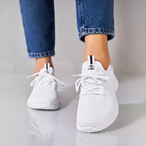 Adidasi dama Textil Alb Akua