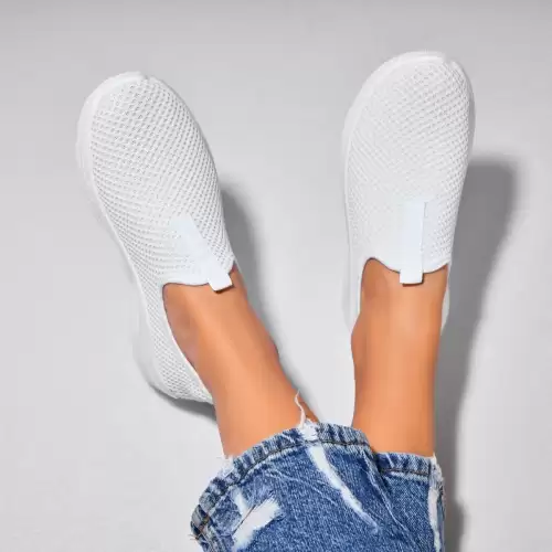 Adidasi dama Textil Alb Arami