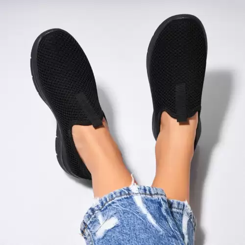 Adidasi dama Textil Negru Arami