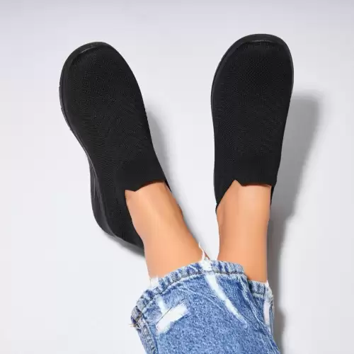 Adidasi dama Textil Negru Sofya