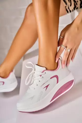 Adidasi de dama Piele Ecologica Alb Kilyn