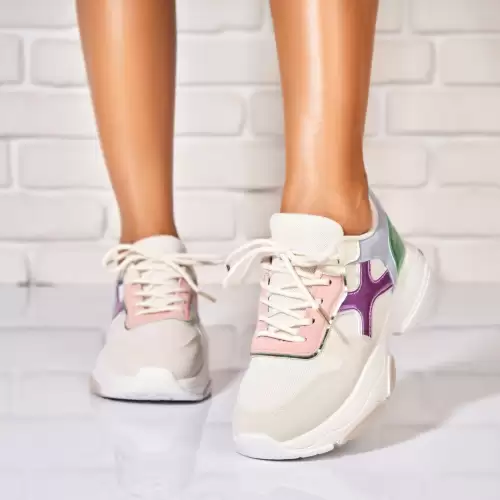 Adidasi de dama Piele Ecologica Color Sabina