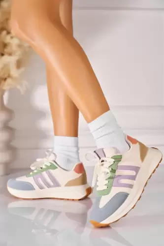 Adidasi de dama Piele Ecologica Color Sakaia