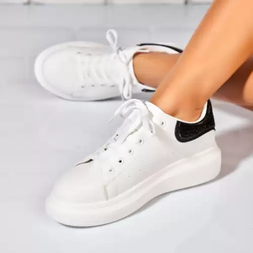 Adidasi de dama Piele Ecologica Negru Adilyn