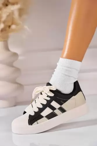 Adidasi de dama Piele Ecologica Negru Akeyla