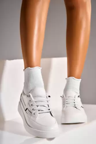 Adidasi de dama Piele Ecologica Negru Gizelle