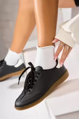 Adidasi de dama Piele Ecologica Negru Nellie