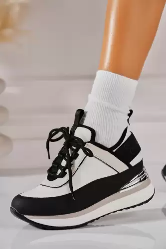 Adidasi de dama Piele Ecologica Negru Zikra