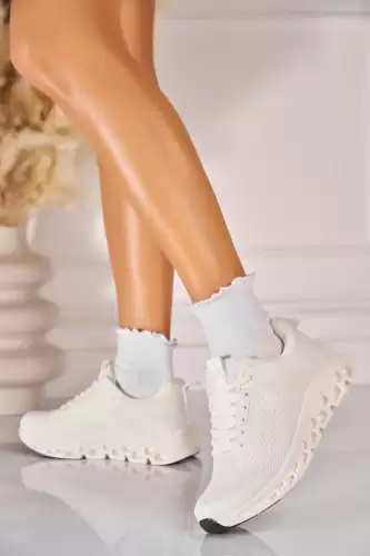 Adidasi de dama Textil Alb Airyana