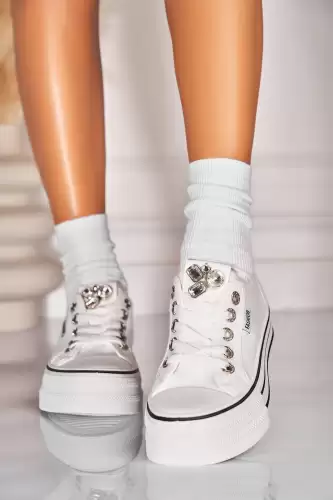 Adidasi de dama Textil Alb Deisy