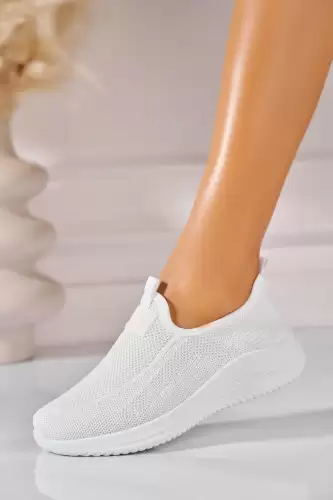 Adidasi de dama Textil Alb Lucelia