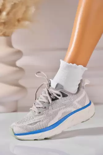 Adidasi de dama Textil Gri Brella