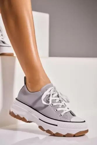 Adidasi de dama Textil Gri Saydi