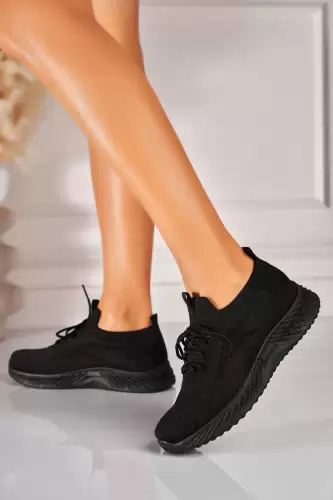 Adidasi de dama Textil Negru Serene