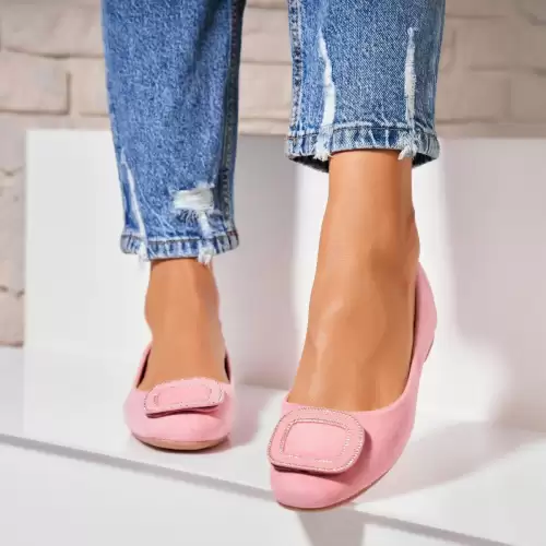 Balerini dama Piele Ecologica Intoarsa Roz Carlia