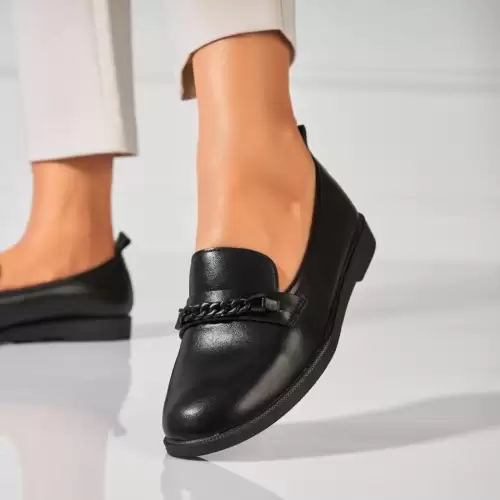 Balerini dama Piele Ecologica Negru Henly