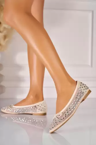 Balerini dama Textil Bej Joule