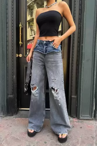 Blugi Dama Oversize Albastru Adelaide