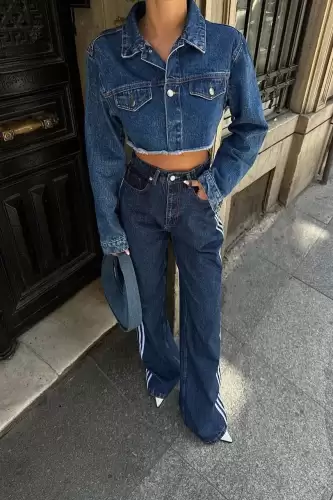 Blugi Dama Oversize Albastru Monroe