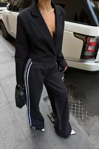 Blugi Dama Oversize Gri Monroe