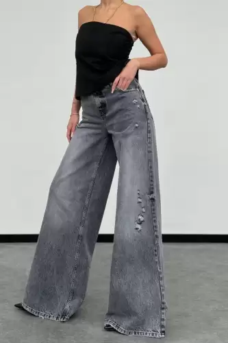 Blugi Dama Oversize Gri Skyler