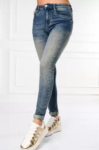 Blugi Dama Skinny Fit Albastru Ranyia