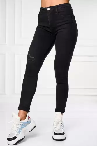 Blugi Dama Skinny Fit Negru Vianca