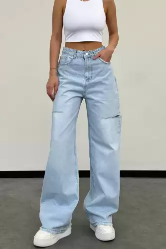 Blugi Regular Fit Albastri Hayley