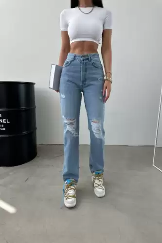 Blugi Regular Fit Albastri Kensley