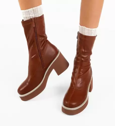 Botine dama Naom Camel