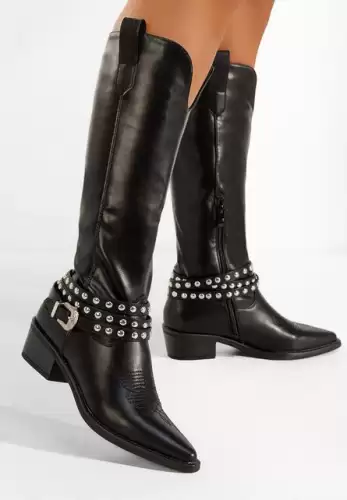 Cizme cowboy dama negre Palomera