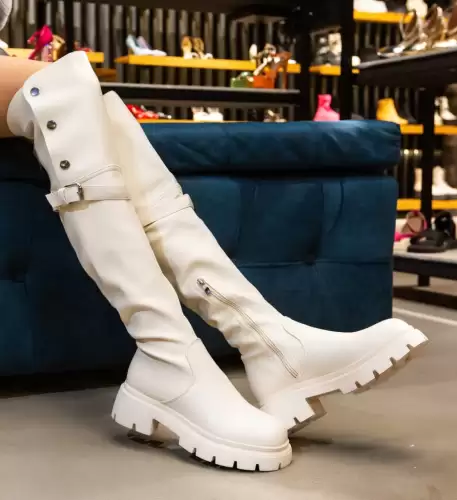 Cizme dama Berdelo Bej