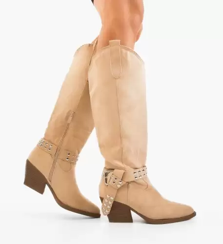 Cizme dama Caspar Bej