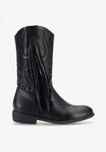 Cizme fete Samara P negre