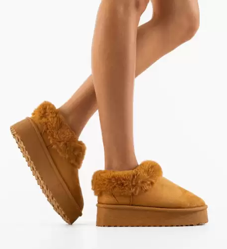Cizme tip Ug Jaden Camel