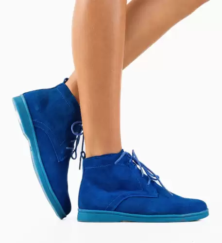 Ghete dama Larson Albastre