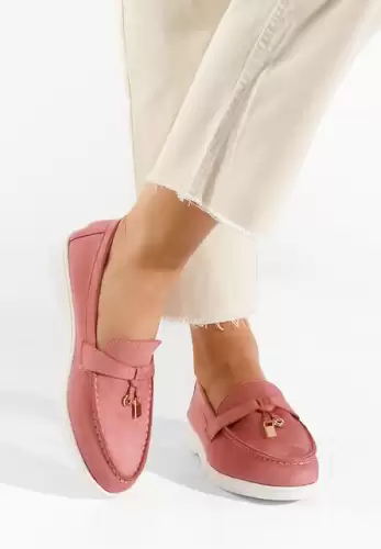 Mocasini dama Glena roz