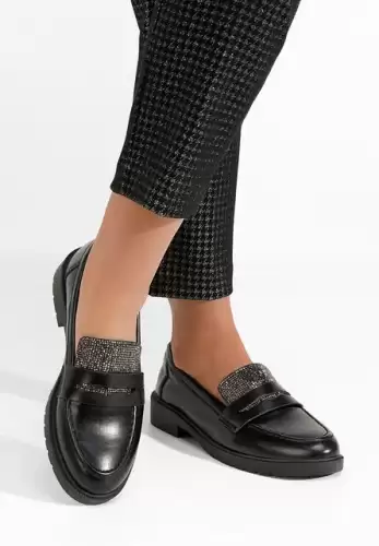 Mocasini dama Venmara negri