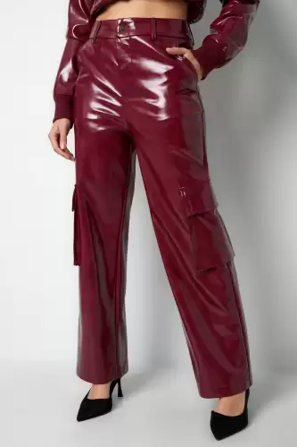 Pantaloni Dama Bordo Leona